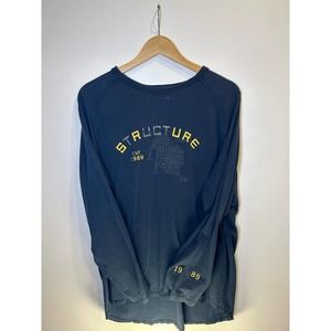 Vintage structure long sleeve tee